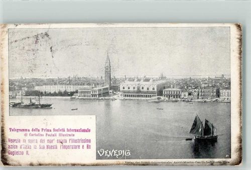 Venezia 1898 Erste Internationale Ansichtskarten-Gesellschaft