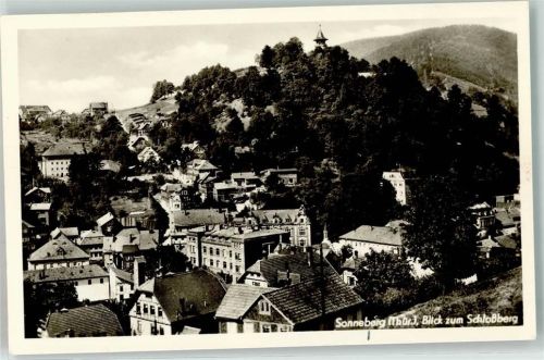 Sonneberg Blick zum Schlossberg