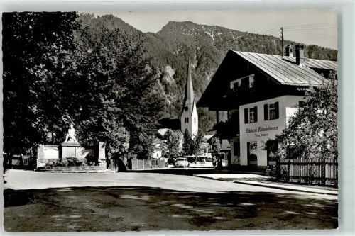 Bayrischzell Kriegerdenkmal Bäckereihandlung