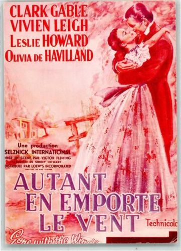 Autant en emporte le vent Vom Winde verweht Clark Gable Vivien Leigt
