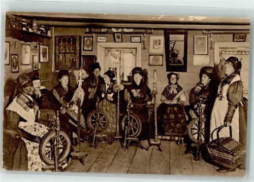 Schlingelbaude Tracht/Brauchtum Spinnabend Hüttenstempel