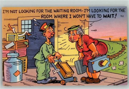 Asheville Post Card - I`m not looking for the Waiting Room