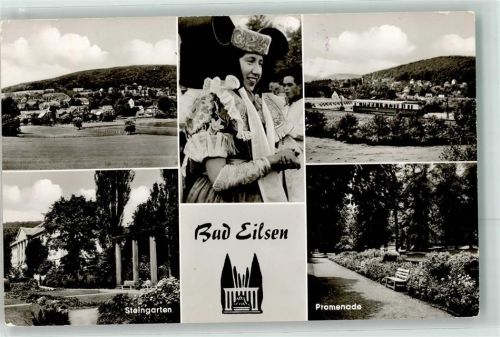 Bad Eilsen Volkstracht Steingarten Promenade
