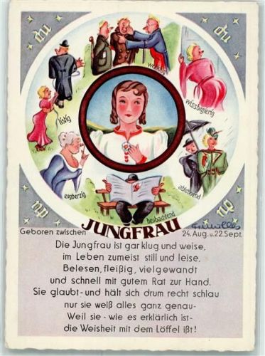 Jungfrau Spruch Verlag Lengauer Nr.1279