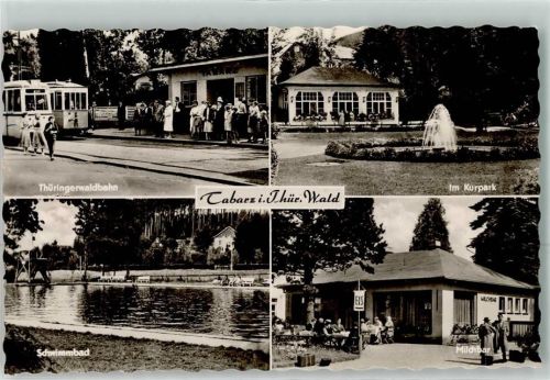 Tabarz Milchbar Schwimmbad Thüringerwaldbahn Kurpark