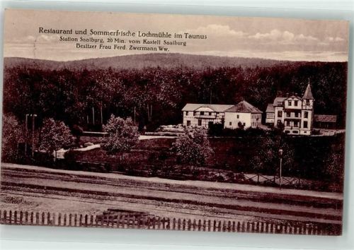 Bad Homburg 1916 Gasthaus Lochmühle