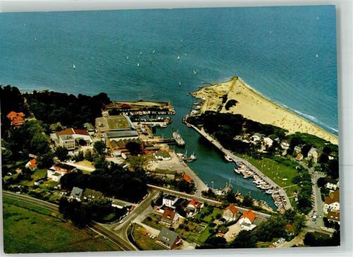 Niendorf/Ostsee Fliegeraufnahme Jacht und Fischereihafen