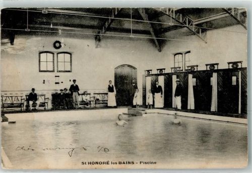 Saint-Honore-les-Bains 1908 Schwimmbad