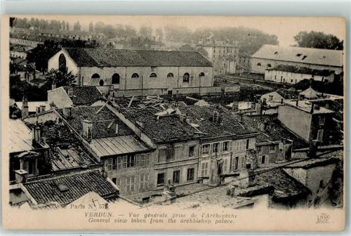 Verdun Vue generale prise de l`Archeveche
