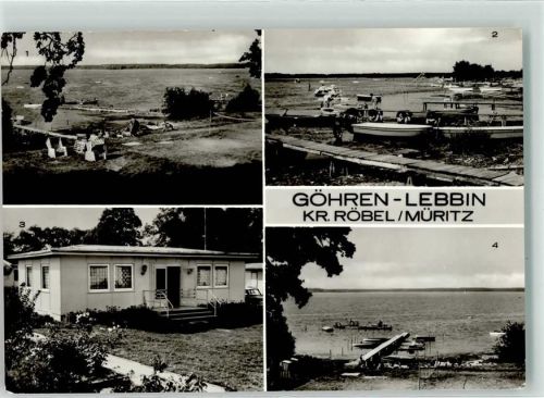 Untergöhren 1986 Betriebsferienheim der VEB Waggonbau Niesky Strand Bootshafen Fleesensee Kulturraum