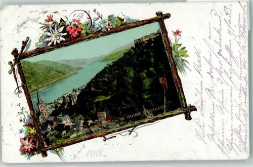 Bacharach 1901 Ruine Stahleck