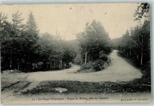 Sewen Route du Ballon pres du Sommet Fahrrad
