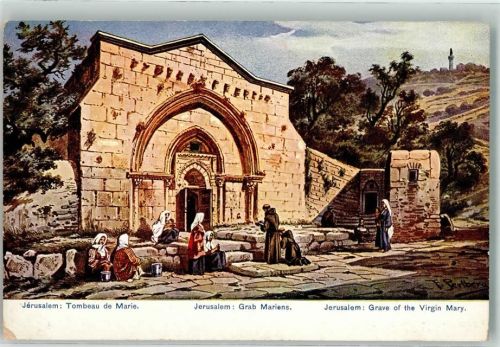 Jerusalem Grab Marias Mönche Serie 774 Palästina Nr. 28 Perlberg, F. Künstlerkarte