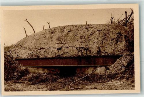 Verdun Festung von VauxSteinmörtel Schutz für Mitrailleuse sichert den östlichen Abhang der Festung gegenüber Damloup