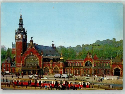Danzig Hauptbahnhof Straßenbahn Oldtimer