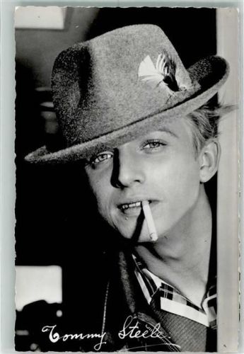 Tommy Steele Unterschrift Faksimile Zigarette Hutmode