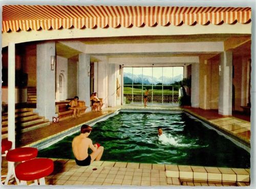 Sonthofen Sonnenalp Alpen Moor Kneippbad Kur Hotel Hallenbad Schwimmbad Bademode