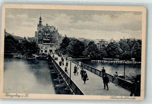 Königsberg Schlossteichbrücke