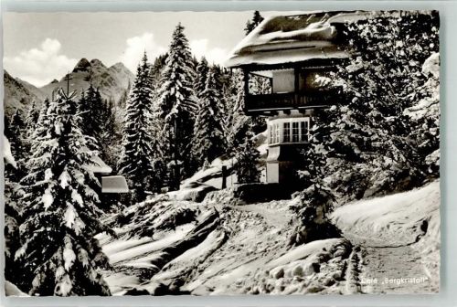 Oberstdorf Cafe Bergkristall 1050 m Winter Schnee
