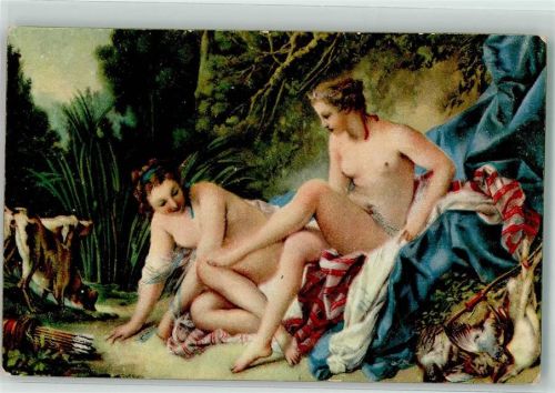 Paris sign. Boucher, Francois Diana im Bade Louvre Verlag Stengel & Co. 29250