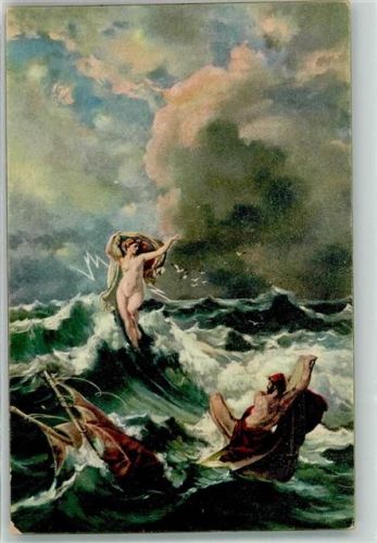 sign. Preller, Julius Odysseus und Leukothea Verlag Stengel & Co. 29992