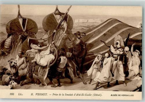 Versailles sign. Vernet H. Eroberung der Smalah v. Abd-el Kadar Musee LL. 266