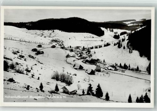 Muggenbrunn Der teif verschneite Ort
