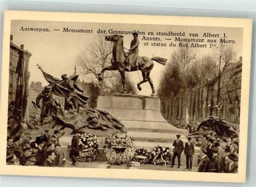 Antwerpen Denkmal Albert I. Kriegerdenkmal