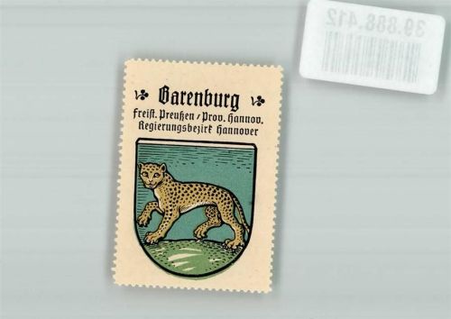 Barenburg Freist. Preußen Prov. Hannov. Regierungsbezirk Hannover