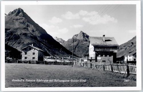 6563 Galtür - Gasthof Edelweiss, Ballunspitze