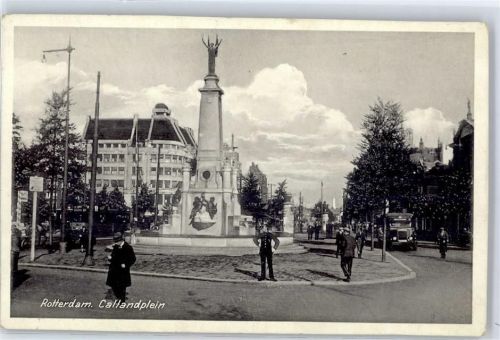 Rotterdam Polizei Denkmal Callandplein Omnibus