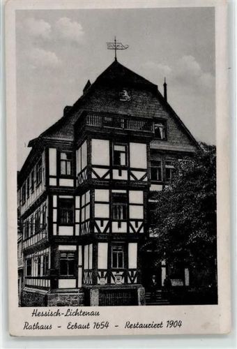 37235 W3436 Hessisch Lichtenau - Rathaus
