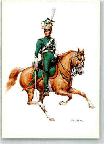 sign. Trtt W. 10. Lancier Regiment Korporal Königreich Niederlande 1825