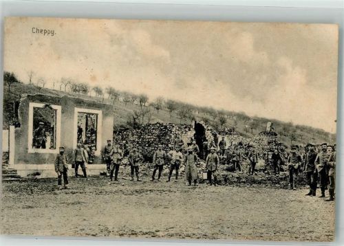 Cheppy 1915 Feldpost Nr. 91 Landw.Inf. Regiment Nr. 102