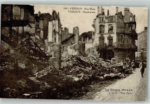 Verdun WK I 1914-18 Rue Maze