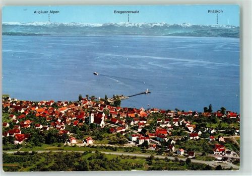 Immenstaad Bodensee Allgäuer Alpen Bregenzerwald Rhätikon Fliegeraufnahme