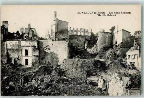 Verdun Le Vieux Remparts The Old Bulwark Ruinen