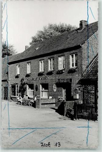 Groß Zecher Gasthaus Klaus Striche auf der Bildseite Ort lt. Recherche