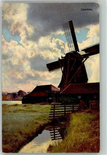 Zaandam 1916 Photochromie Serie 165 Nr.2960 Feldpost WK I