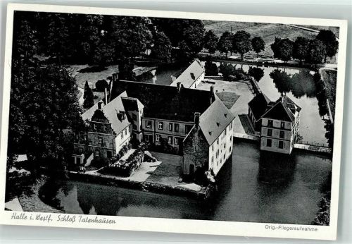 Halle Fliegeraufnahme Schloss Tatenhausen