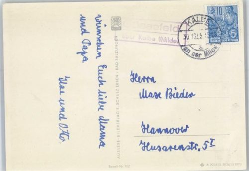Güssefeld Landpoststempel
