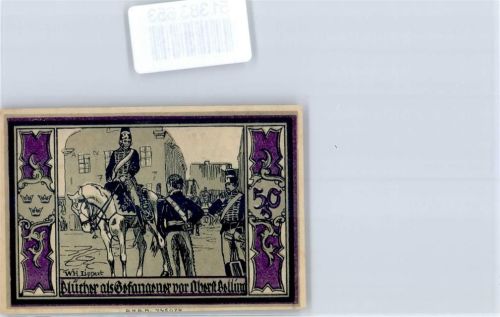 Stolp Slupsk Notgeldschein 50 Pfennig