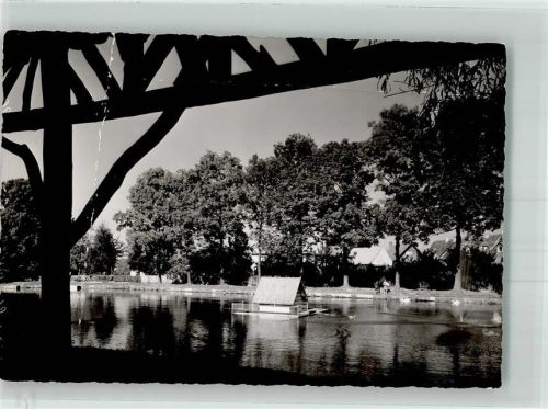 Hessisch Lichtenau Schwimmteich Foto Original aus Archiv eines Ansichtskartenverlages Ort handschriftlich