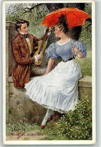 Paar Gitarre Wenn die Blätter leise rauschen B.K.W.I. Nr. 523-5