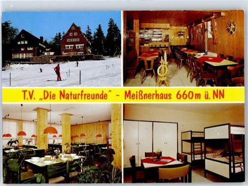 37235 W3436 Hessisch Lichtenau - Die Naturfreunde Meissnerhaus Gasthaus
