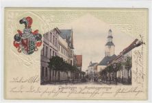 Gardelegen Magdeburgerstrasse gelaufen 1903. Gute Erhaltung.