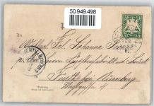 93437 W8492 Furth i Wald Lithographie Burggasse , Pfarrgasse