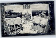 83339 W8224 Kötzing , Oberbay - Bahnhof , Marktplatz verziert