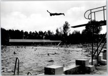 21376 W2125 Salzhausen , Lüneburger Heide - Schwimmbad