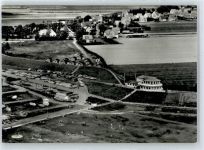 27638 W2851 Wremen - Fliegeraufnahme, Strandhalle, Bungalows, Strandstraße